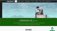 Desktop Screenshot of convalidarfol.com
